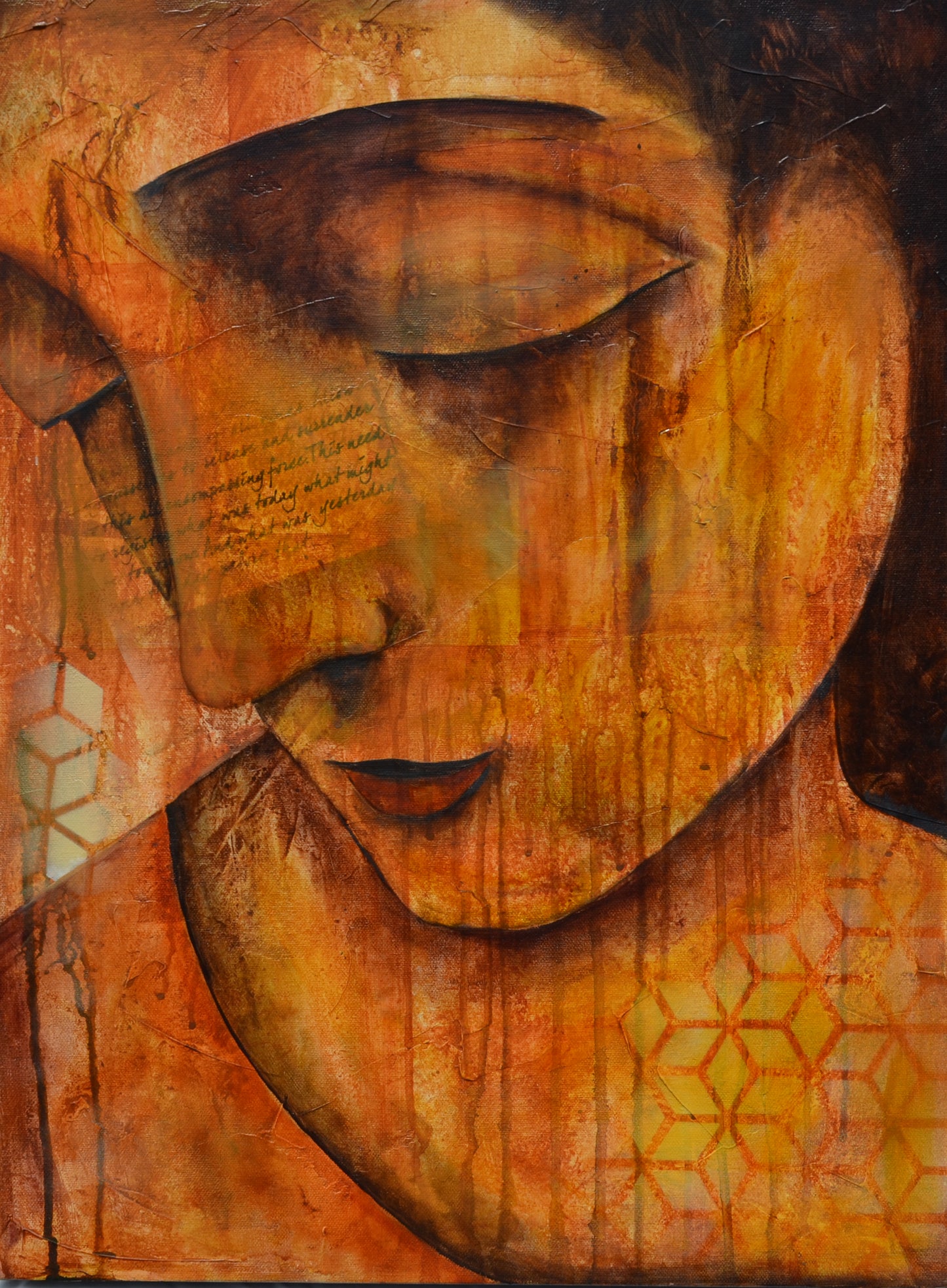 "Pneu-ma" - Original Mixed Media Painting