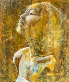 "Adira" - Original Mixed Media Painting