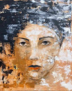 "Gold Series 5" - Original Mixed Media Painting