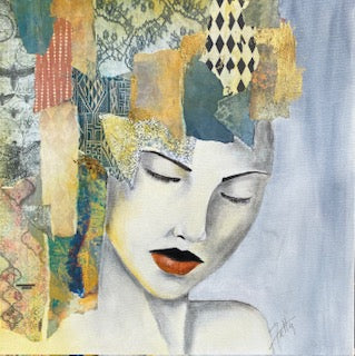 "Gold Series 2" - Original Mixed Media Painting