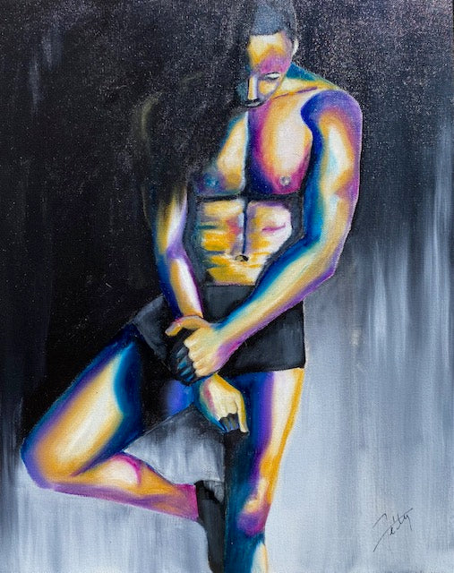 "Magenta Series 2" - Original Mixed Media Painting