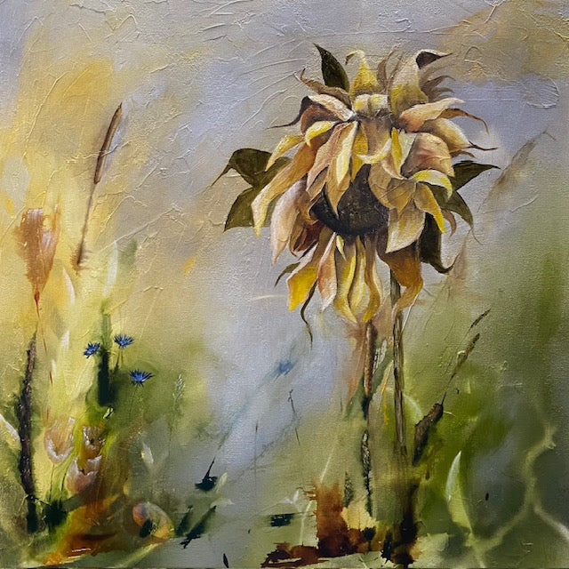 "With Grace" - Original Mixed Media Painting