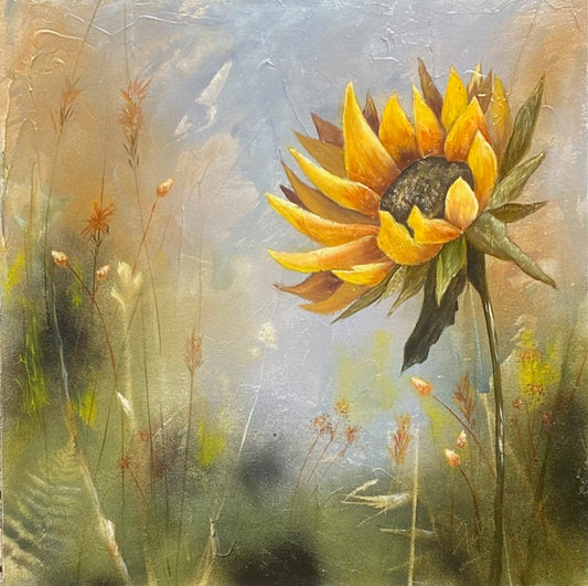 "Silent Resilience" - Mixed Media Painting