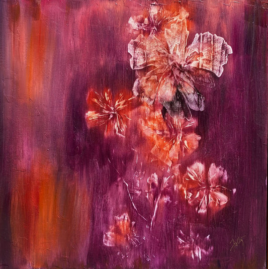 "Whispers of Light" - Original Mixed Media Painting