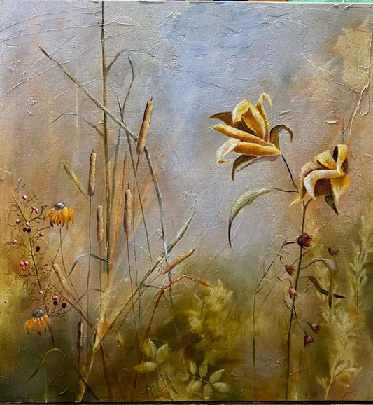 "The Last Embrace" - Original Mixed Media Painting